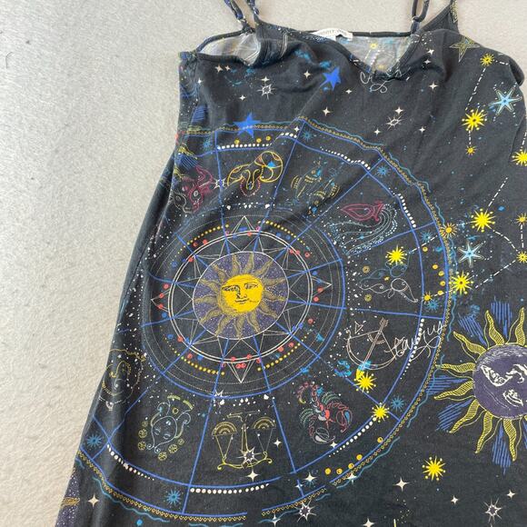 Johnny Was Celestial Space Womens Sz XS Sleep Dress Tank Blue - Picture 3 of 10